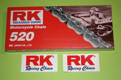 RK chain Antriebskette Kette 520 street bis 250ccm 100 Glieder