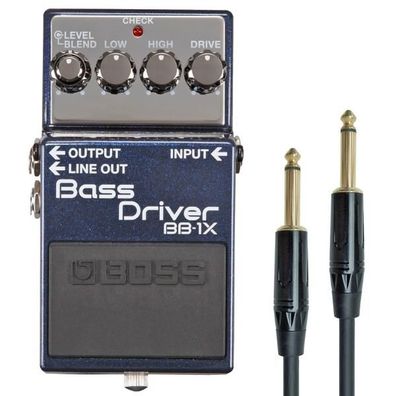 Boss BB-1X Bass Driver Effektgerät mit Kabel