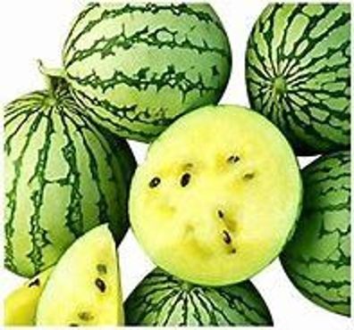 Gelbe Ananas-Melone -Wassermelone- 10 Samen (Gelbfleischig Und Zuckersüß)