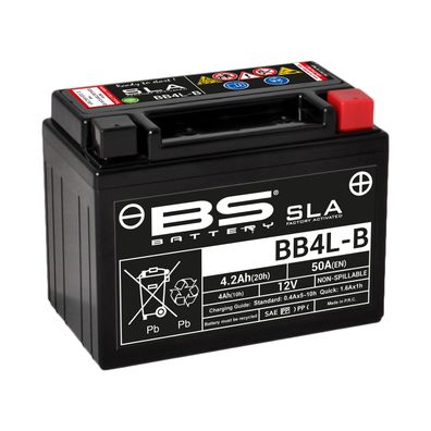 BS SLA Batterie BB4L-B wartungsfrei SS (super sealed)