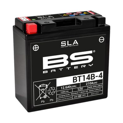 BS SLA Batterie BT14B-4 wartungsfrei SS (super sealed)