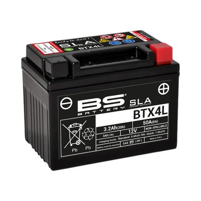 BS SLA Batterie BTX4L wartungsfrei SS (super sealed)