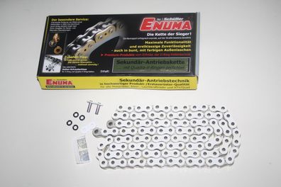 ENUMA Antriebskette Kette 520MVX 520 MVX Z2 weiß 92 Glieder motorcycle chain