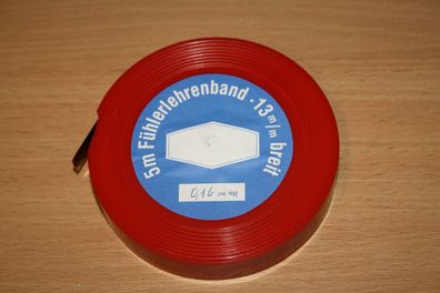 Rolle Fühlerlehrenband 5m Fühlerlehre Abstandslehre Fühllehre 0,16mm Band