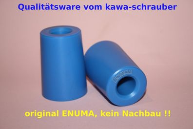 Satz ENUMA Polyamid Qualitäts- Sturzpads Crashpads blau konisch 65mm neu M10 new