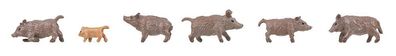 Wildschweine, Faller Figuren Miniaturwelten Spur N (1:160 ), 155909