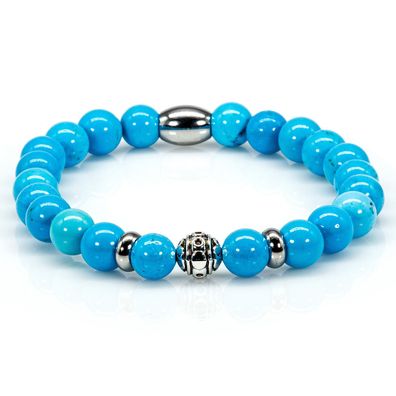 Perlenarmband Grüner / Blauer Türkis Perlen Beads R