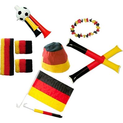 Deutschland Fan-Set 10-tlg. Fußball Set 5 (Gr. kA)