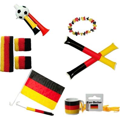 Deutschland Fan-Set 10-tlg. Fußball Set 6 (Gr. kA)