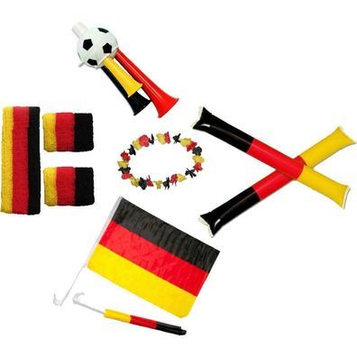 Deutschland Fan-Set 9-tlg. Fußball Set 7 (Gr. kA)