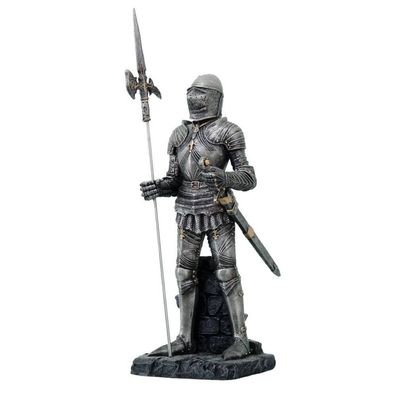 Ritter mit Hellebarde und Schwert 19cm (Gr. 19cm)