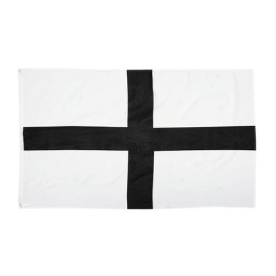 Flagge Deutscher Ritterorden schwarzes Kreuz auf Weiß 90x150cm (Gr. 90x150 cm)