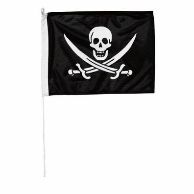 Piraten Fahne Flagge 30x40cm (Gr. 30x40cm)