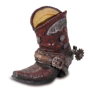 Western Stiftehalter Stiefel braun 14,5cm (Gr. 12x14,5x5cm)