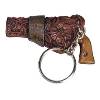 Schlüsselanhänger Colt mit Holster (Gr. 6x3x1cm)