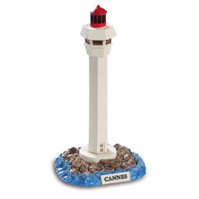 Kleiner französischer Leuchtturm Cannes Mole de l'Ouest Light