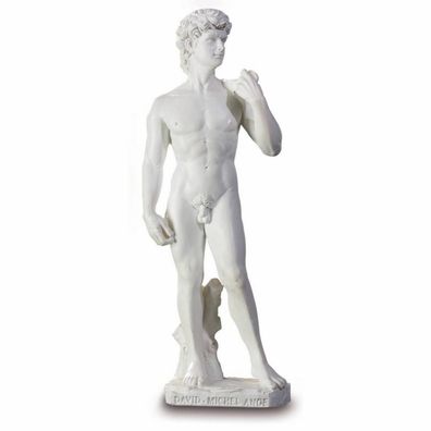 Statue David 19cm weiß (Gr. 19x7x5cm)
