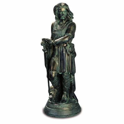 Gallier Vercingetorix steht - Held von Alesia bronze (Gr. 15x5x5cm)
