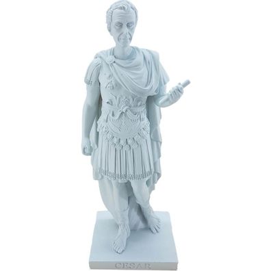 Kleine weiße Statue Julius Caesar 15cm (Gr. 15x6x5cm)