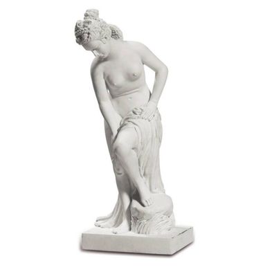 Badende Venus Figur 14cm weiß (Gr. 14x5,5x4,3cm)
