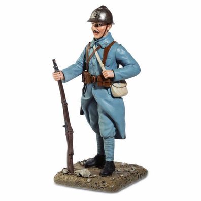 WWI Figur französischer Soldat 1918 (Gr. 14,5x5x5cm)