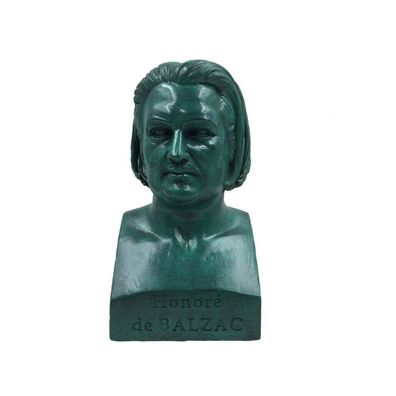 Büste von Balzac bronze verwittert