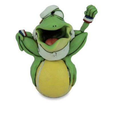 Funny Frosch Sport - Tennis Champion (Gr. 12cm)