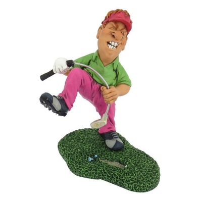 Funny Sports - Aaarrrg... Golfer verbiegt aus Wut d. Schläger (Gr. 13x11x15cm)