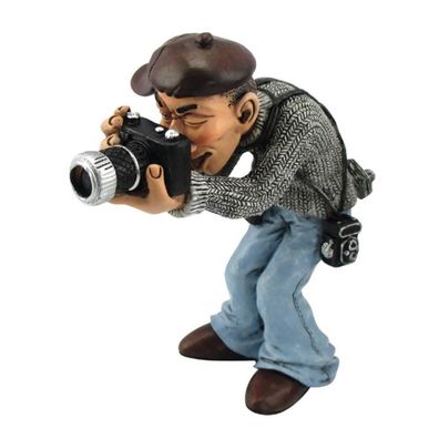Funny Job - Fotograf mit moderner Kamera (Gr. 12cm)