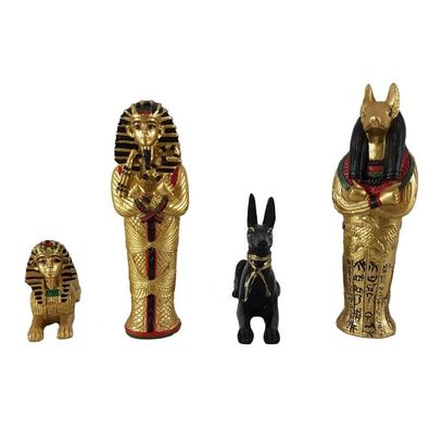 Kleines 4er Set D ägyptische Figuren 5-8cm (Gr. 5-8cm)