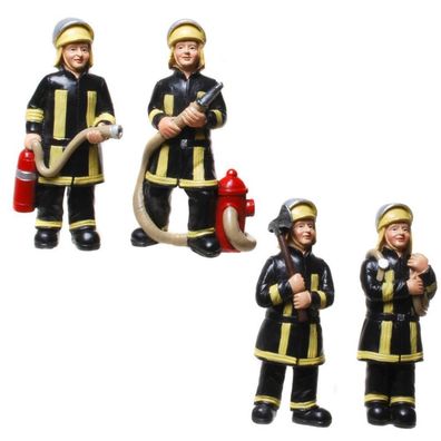 Funny Beruf - Figuren 4er Set Feuerwehrmann (Gr. 10x4cm)