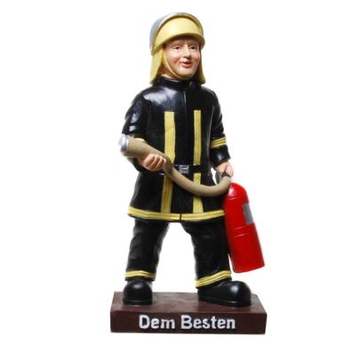 Funny Beruf - Figur Feuerwehrmann - Dem Besten (Gr. 15,5x7,5cm)