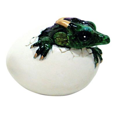 Drachenbaby im Ei grün (Gr. 5x6x5cm)