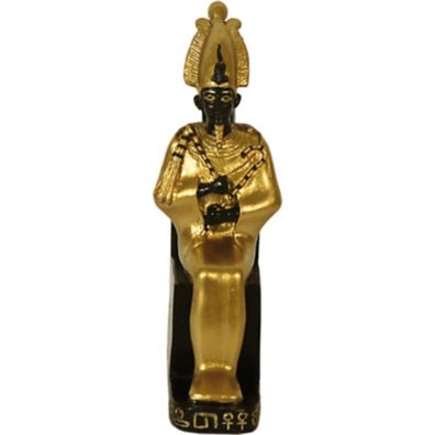Ägyptischer Gott Osiris sitzend klein (Gr. 8cm)