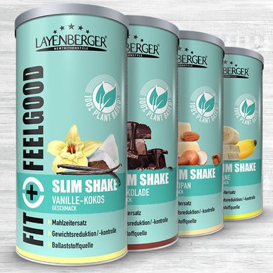 Layenberger Fit + Feelgood Slim Shake Plant 369g Vegane Diät-Mahlzeit