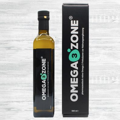 omega3zone OMEGA 3 Fischöl flüssig 500 ml Flasche
