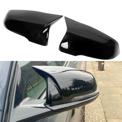 M Spiegelkappen schwarz Hochglanz für BMW 1er F40 F41