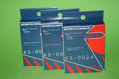 3x Keyster KS-0024 Reparatursatz Vergaser Suzuki GT380