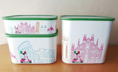 Tupperware® * * Quadro Behälter (3) * * Sonderausgabe Italien