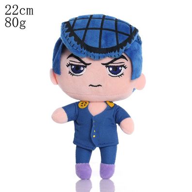 Josuke Higashikata Plüsch Puppe Anime JOJO Kinder Stofftier Spielzeug Doll 22cm