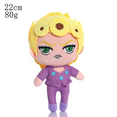 Giorno Giovanna Plüsch Puppe Anime JOJO Kinder Stofftier Spielzeug Geschenk 22cm