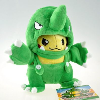 Anime Pikachu Cosplay Larvitar Plüsch Puppe Pokémon Stofftier Kid Spielzeug 21cm