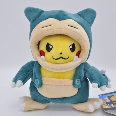 Anime Pikachu Cosplay Snorlax Plüsch Puppe Pokémon Stofftier Kid Spielzeug 20cm
