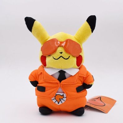 Anime Pikachu Cosplay Team Flare Plüsch Puppe Pokémon Stofftier Spielzeug 20cm