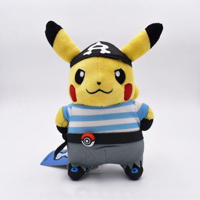 Anime Pikachu Cosplay Team Aqua Plüsch Puppe Pokémon Stofftier Kid Spielzeug20cm
