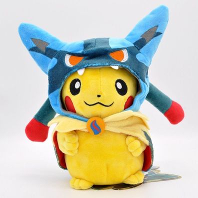 Anime Pikachu Cosplay Lucario Plüsch Puppe Pokémon Stofftier Kid Spielzeug 23cm