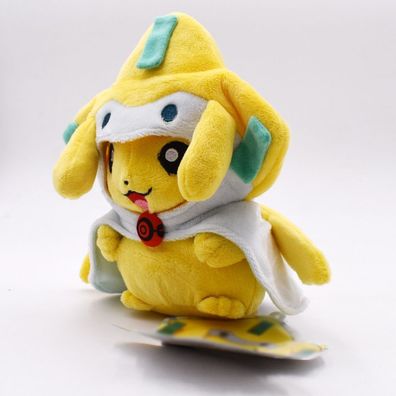 Anime Pikachu Cosplay Jirachi Plüsch Puppe Pokémon Stofftier Kid Spielzeug 20cm