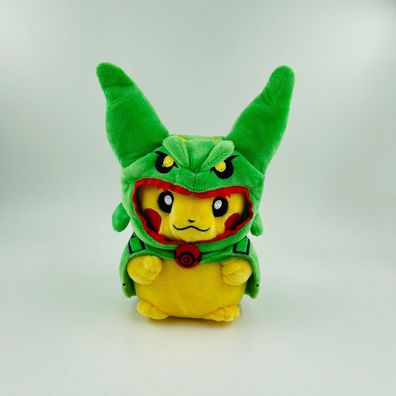 Anime Pikachu Cosplay Rayquaza Plüsch Puppe Pokémon Stofftier Kid Spielzeug 20cm