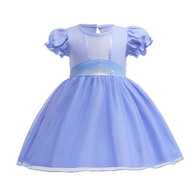 Kinder Elsa Jessie Ariel Tangled Rapunzel Jasmine Cosplay Kostüm Mädchen Kleid