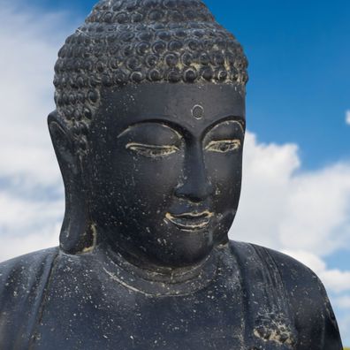 Garten Deko Figur Meditierender Buddha Amritsar